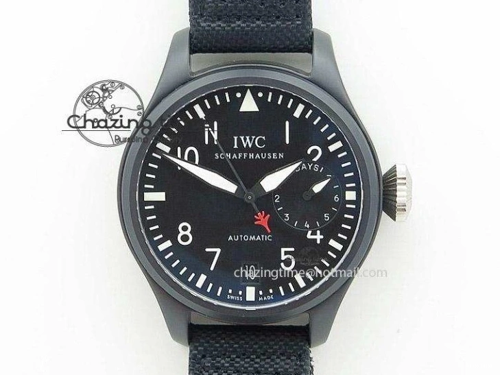 MIROTIME 0416 Mark XVIII IW327010 SS M+F 1:1 Best Edition Blue Dial on Brown Leather Strap A Resilient 7051